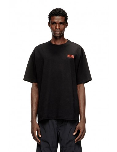 DIESEL Ανδρικό T-Shirt Βαμβάκι Μαύρο...