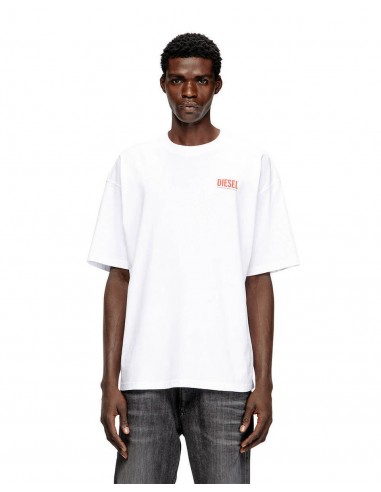 DIESEL Ανδρικό T-Shirt Βαμβάκι Λευκό...