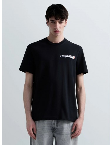 REPLAY Ανδρικό T-Shirt Βαμβάκι Μαύρο...