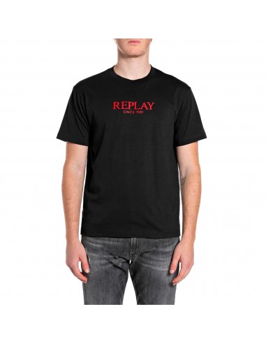 REPLAY Ανδρικό T-Shirt Βαμβάκι Μαύρο...