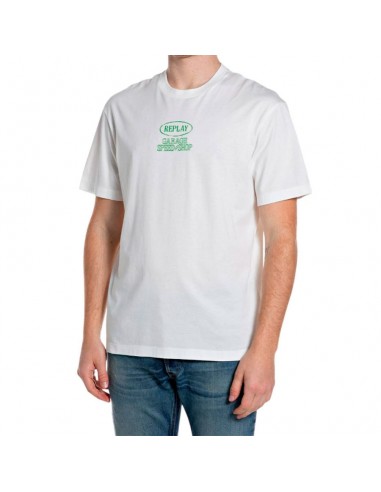 REPLAY Ανδρικό T-Shirt Βαμβάκι Λευκό...