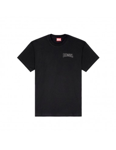 DIESEL Ανδρικό T-Shirt Βαμβάκι Μαύρο...