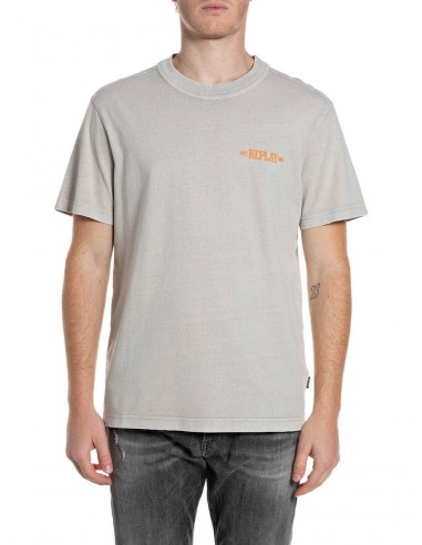 REPLAY Ανδρικό T-Shirt Βαμβάκι Γκρί...