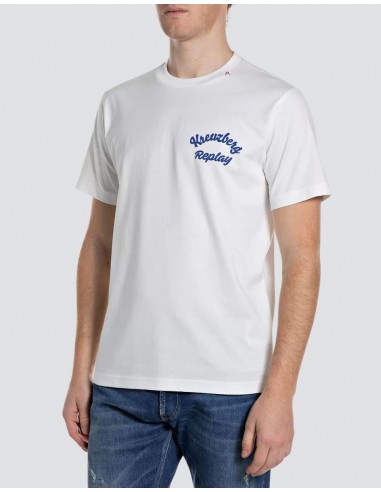 REPLAY Ανδρικό T-Shirt Βαμβάκι Λευκό...
