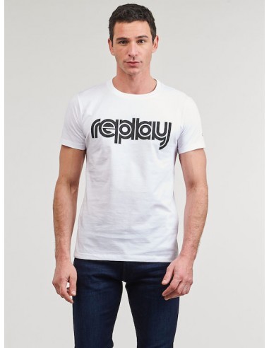 REPLAY Ανδρικό T-Shirt Λευκό...