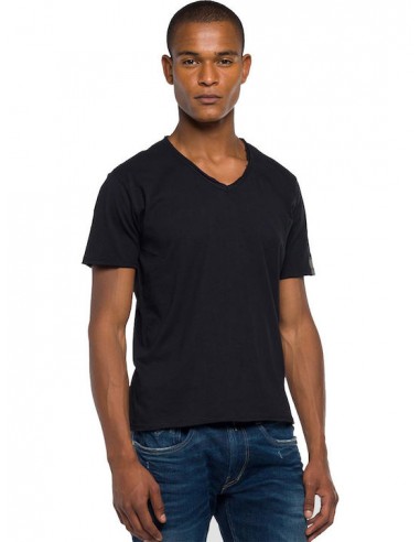 REPLAY Ανδρικό T-shirt Μαύρο...