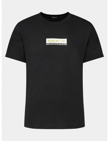 REPLAY Ανδρικό T-Shirt Μαύρο...