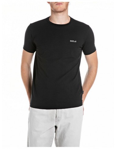 REPLAY Ανδρικό T-Shirt Βαμβάκι Μαύρο...