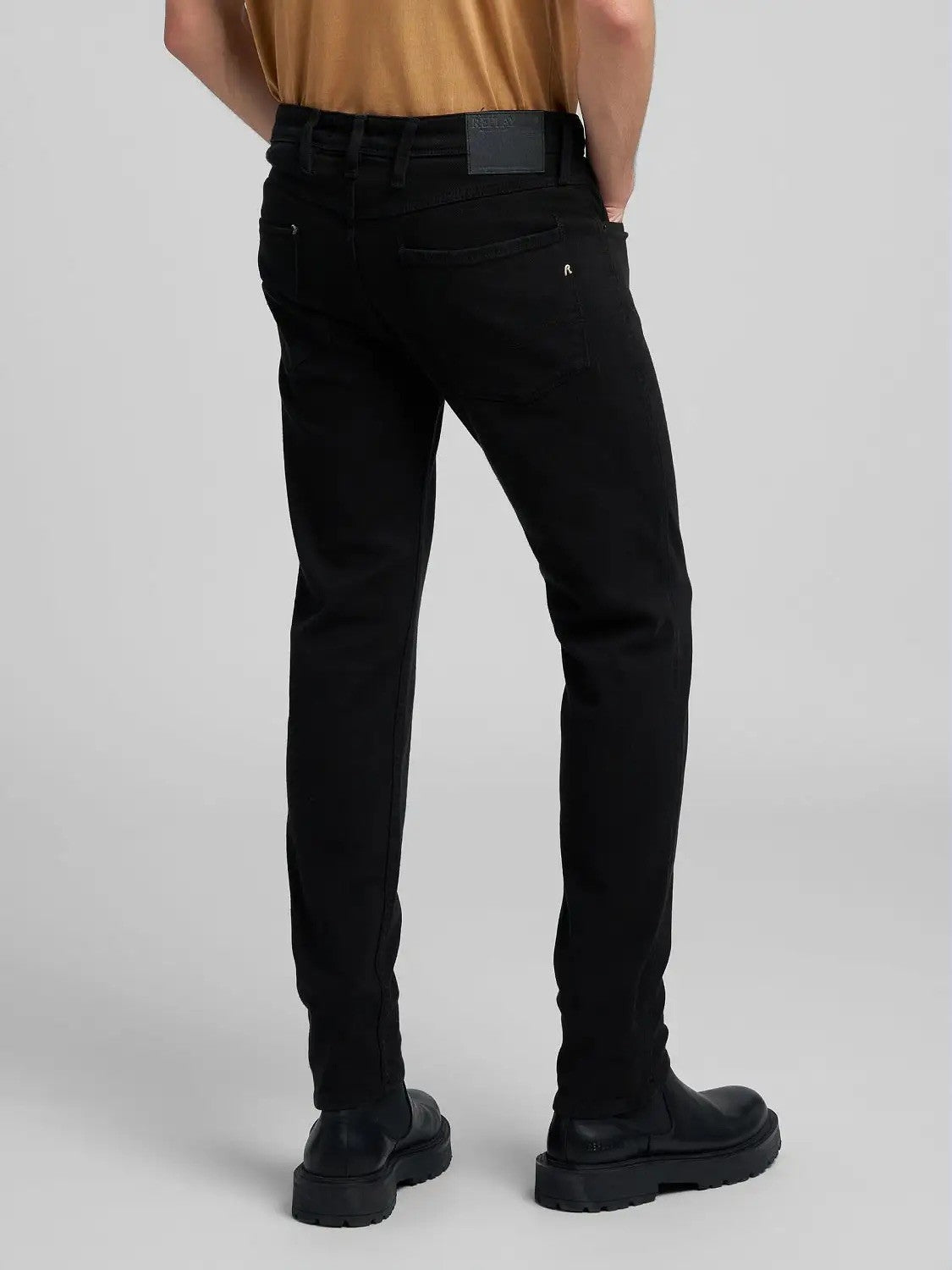 REPLAY Ανδρικό Παντελόνι Jeans Anbass Βαμβάκι/Ελαστάνη Μαύρο Slim Fit M914.000.80693C1-103 BLACK 1820257