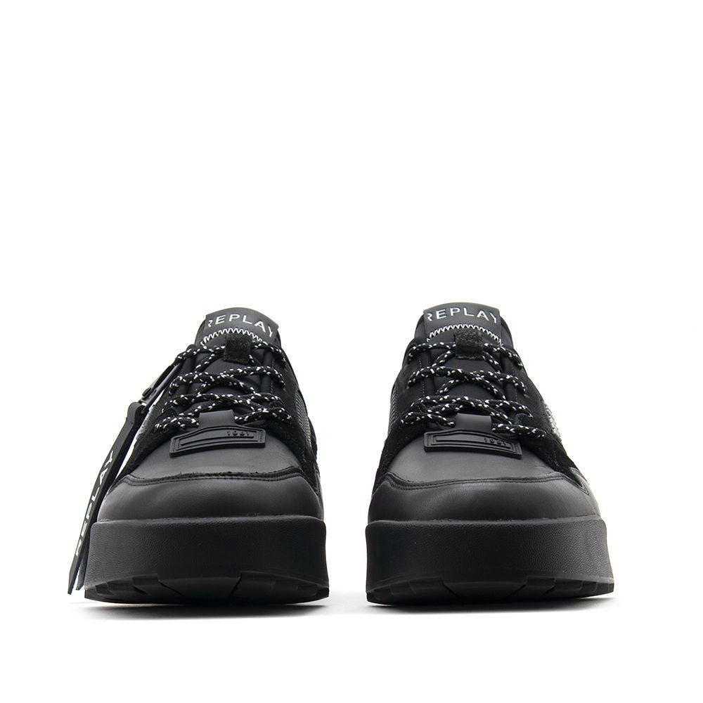 REPLAY Ανδρικά Sneakers Οικολογικό Δέρμα/Δέρμα Μαύρα GMS8L.003.C0021L-003 BLACK 1820284