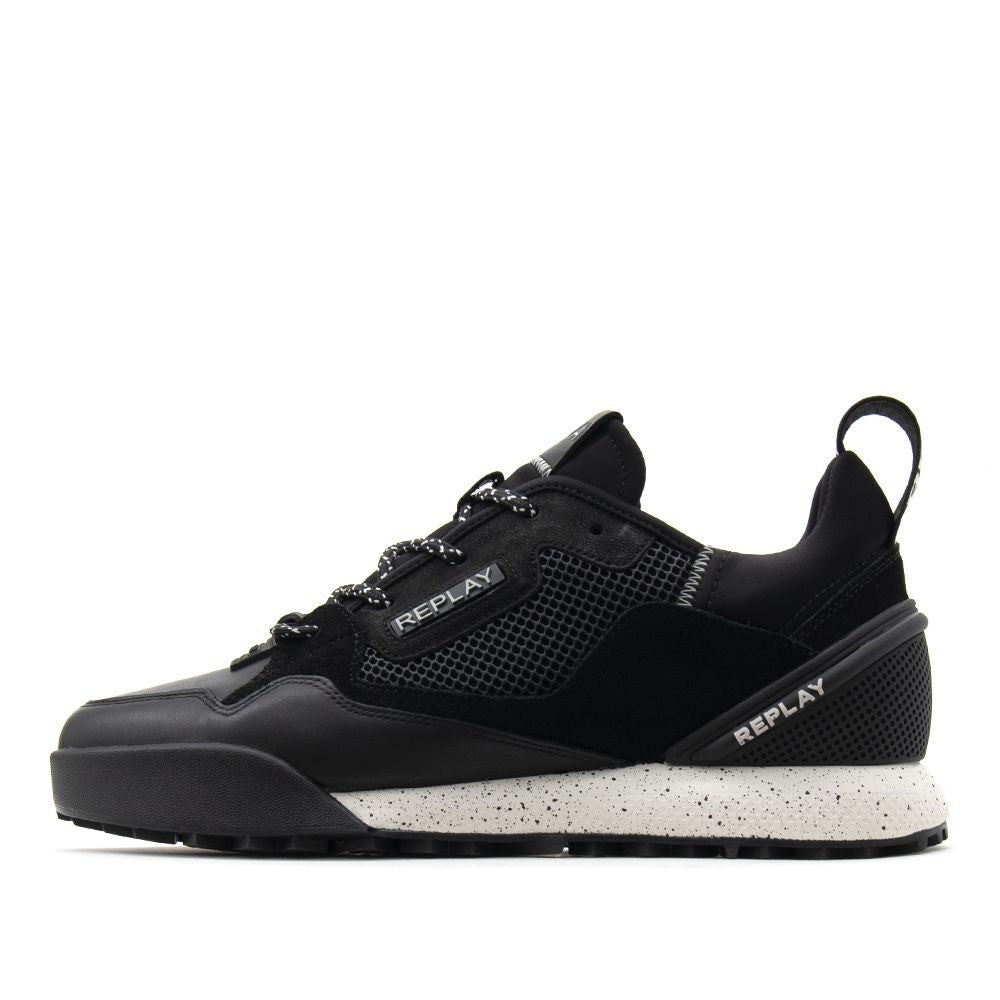 REPLAY Ανδρικά Sneakers Οικολογικό Δέρμα/Δέρμα Μαύρα GMS8L.003.C0021L-003 BLACK 1820284