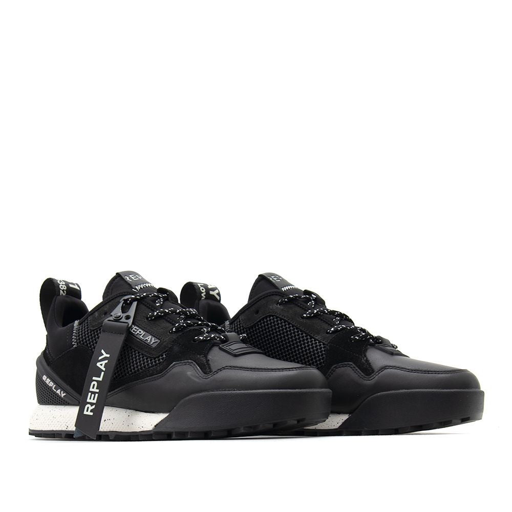 REPLAY Ανδρικά Sneakers Οικολογικό Δέρμα/Δέρμα Μαύρα GMS8L.003.C0021L-003 BLACK 1820284