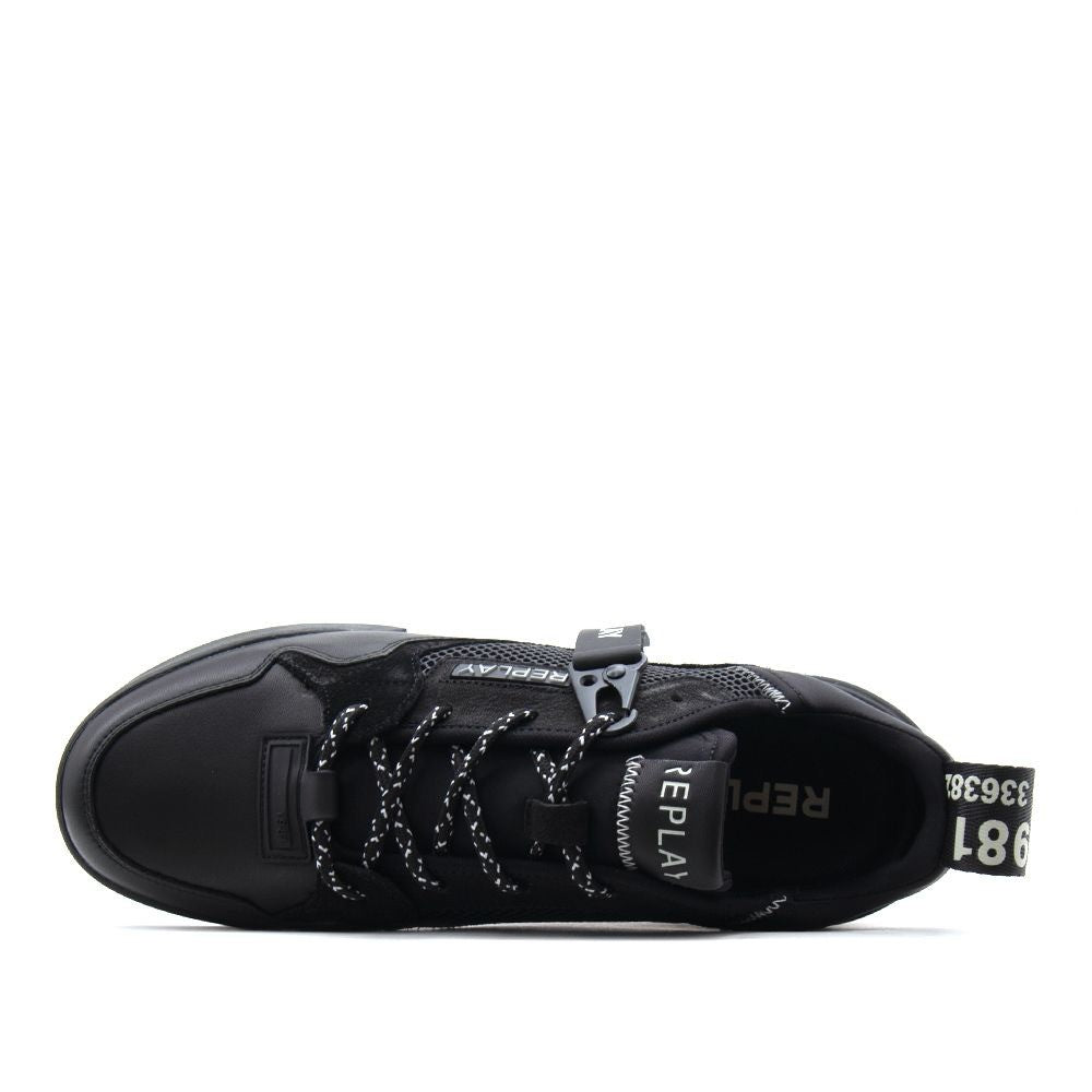 REPLAY Ανδρικά Sneakers Οικολογικό Δέρμα/Δέρμα Μαύρα GMS8L.003.C0021L-003 BLACK 1820284