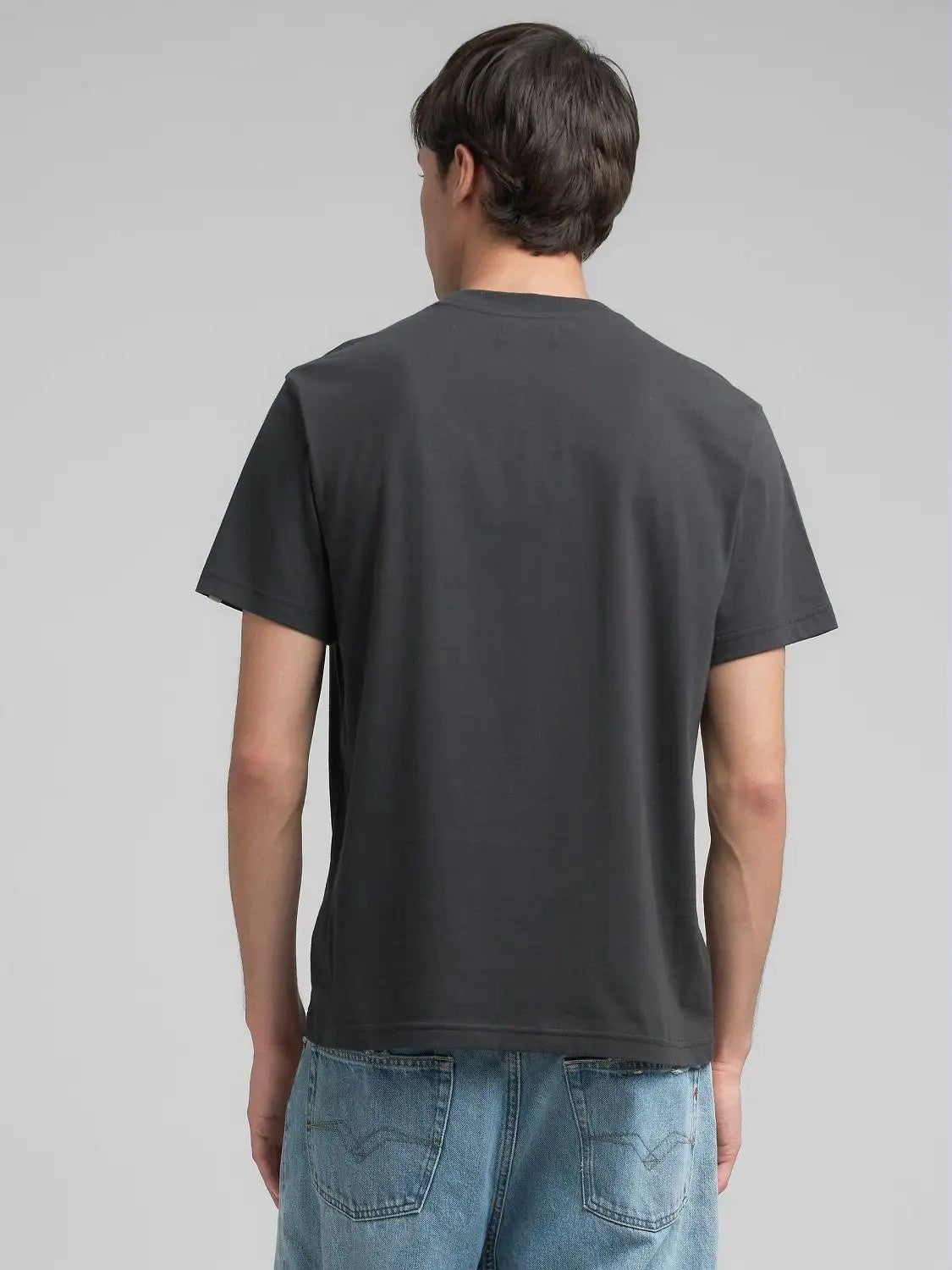 REPLAY Ανδρικό T-Shirt Βαμβάκι Ανθρακί Regular Fit M3200.000.2660-293 IRON 1820266