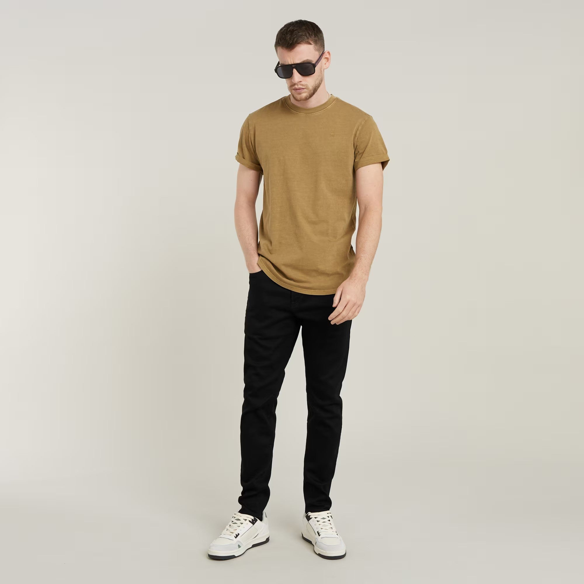 G-STAR RAW Ανδρικό Παντελόνι Jeans Βαμβάκι/Ελαστάνη Μαύρο Slim Fit D05385-B964-A810-pitch black 1763589