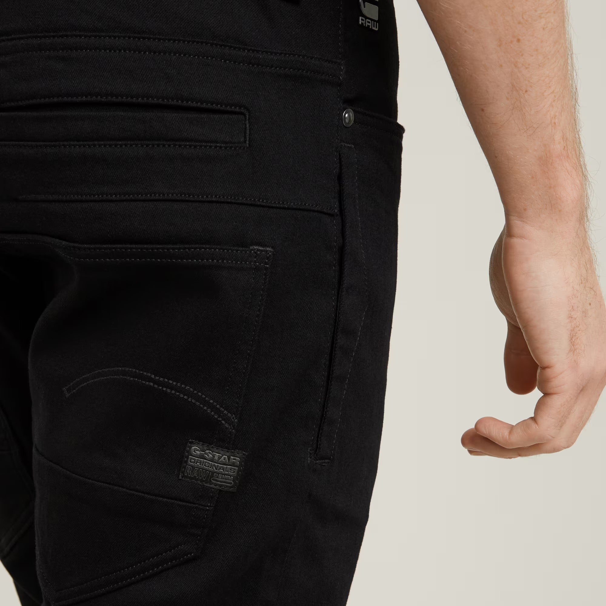 G-STAR RAW Ανδρικό Παντελόνι Jeans Βαμβάκι/Ελαστάνη Μαύρο Slim Fit D05385-B964-A810-pitch black 1763589