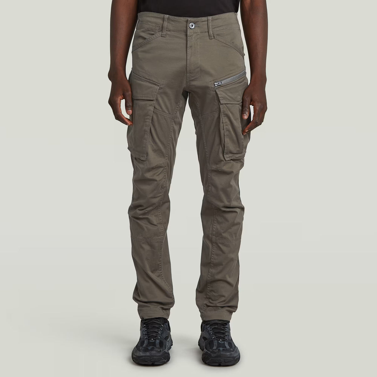 G-STAR RAW Ανδρικό Παντελόνι Cargo Βαμβάκι/Ελαστάνη Γκρί Regular Tapered Fit D02190-5126-1260/32-1260-gs grey 1821597