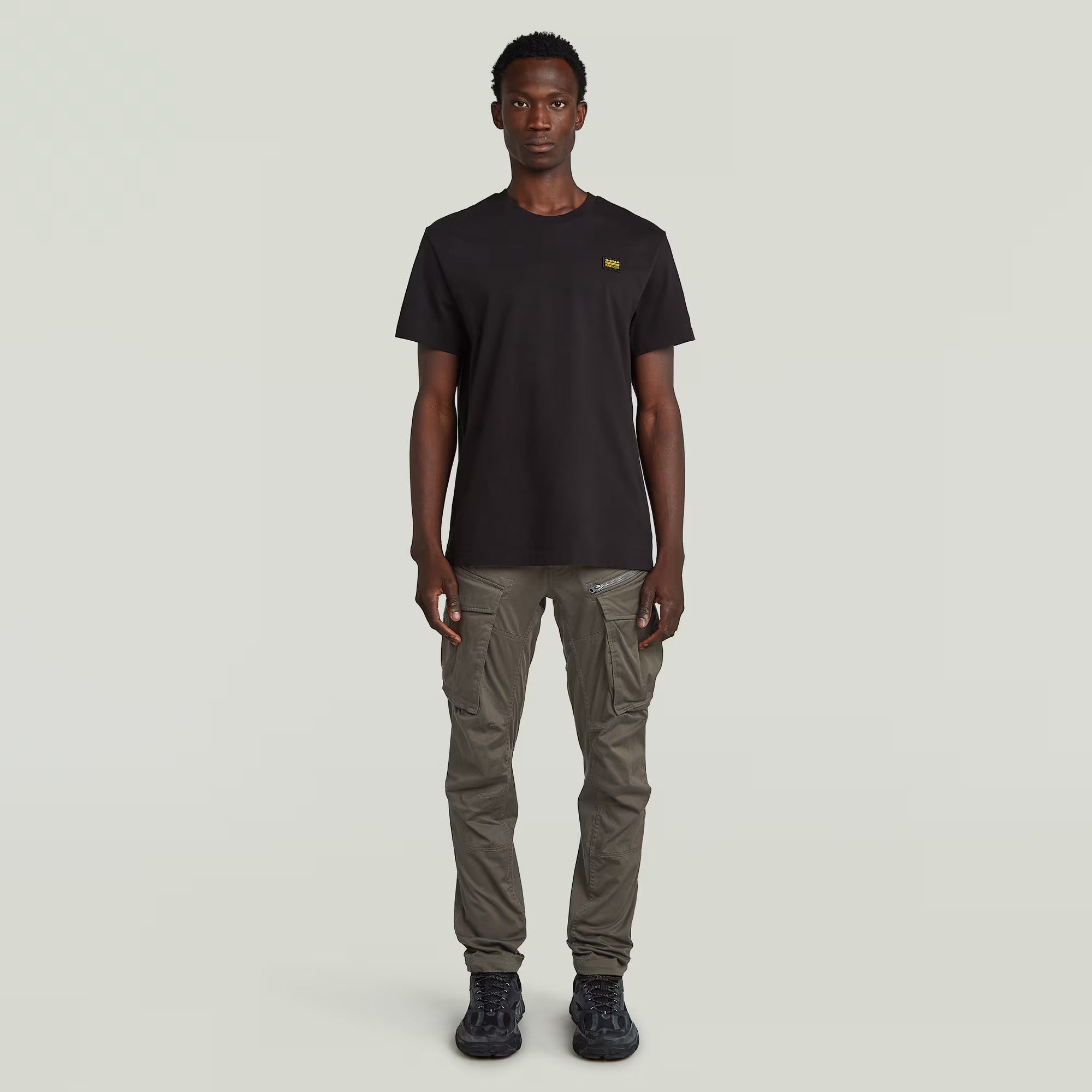 G-STAR RAW Ανδρικό Παντελόνι Cargo Βαμβάκι/Ελαστάνη Γκρί Regular Tapered Fit D02190-5126-1260/32-1260-gs grey 1821597
