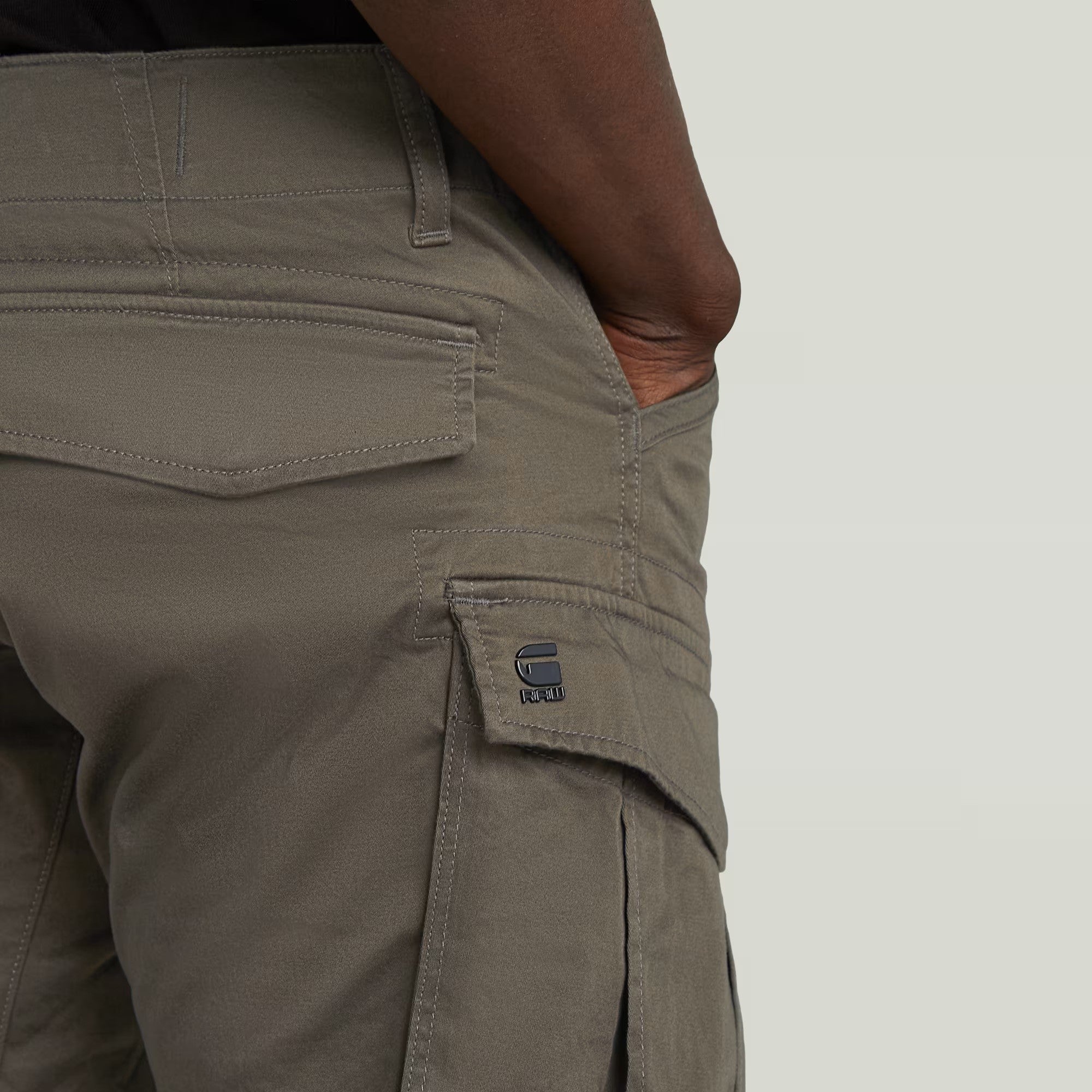 G-STAR RAW Ανδρικό Παντελόνι Cargo Βαμβάκι/Ελαστάνη Γκρί Regular Tapered Fit D02190-5126-1260/32-1260-gs grey 1821597