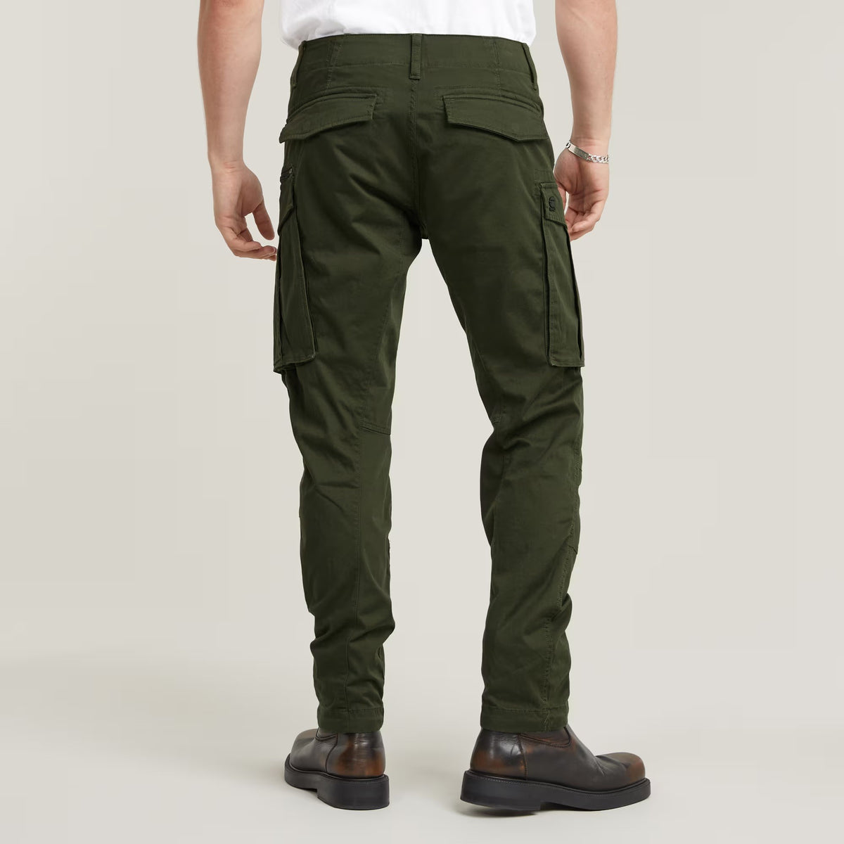 G-STAR RAW Ανδρικό Παντελόνι Cargo Βαμβάκι/Ελαστάνη Χακί Regular Fit D02190-5126-6059/34-6059-dk bronze green 1821598