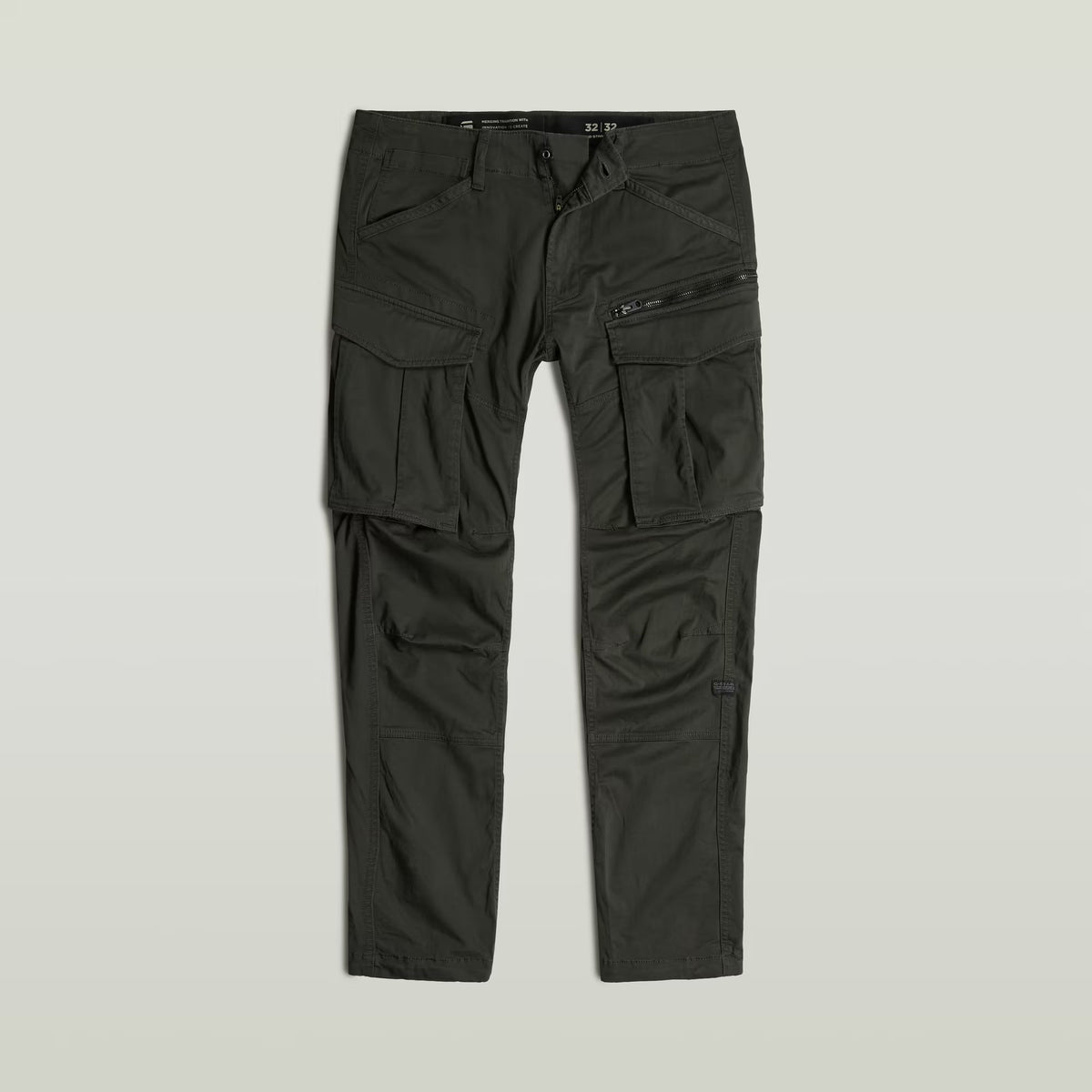 G-STAR RAW Ανδρικό Παντελόνι Cargo Βαμβάκι/Ελαστάνη Πράσινο Regular Fit D02190-5126-976/34-976-raven 1821600