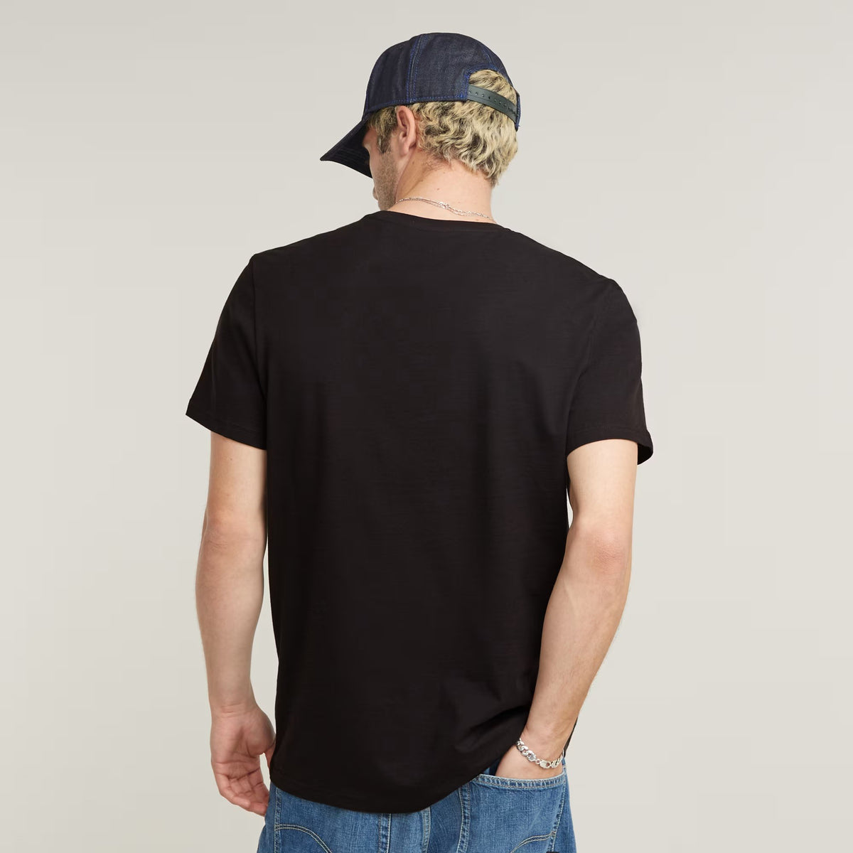 G-STAR RAW Ανδρικό T-shirt Βαμβάκι Μαύρο Regular Fit D16411-336-6484/Black 1821608 1777868
