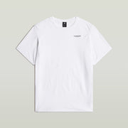 G-STAR RAW Ανδρικό T-shirt Βαμβάκι Λευκό Slim Fit D19070-C723-110/White 1821612