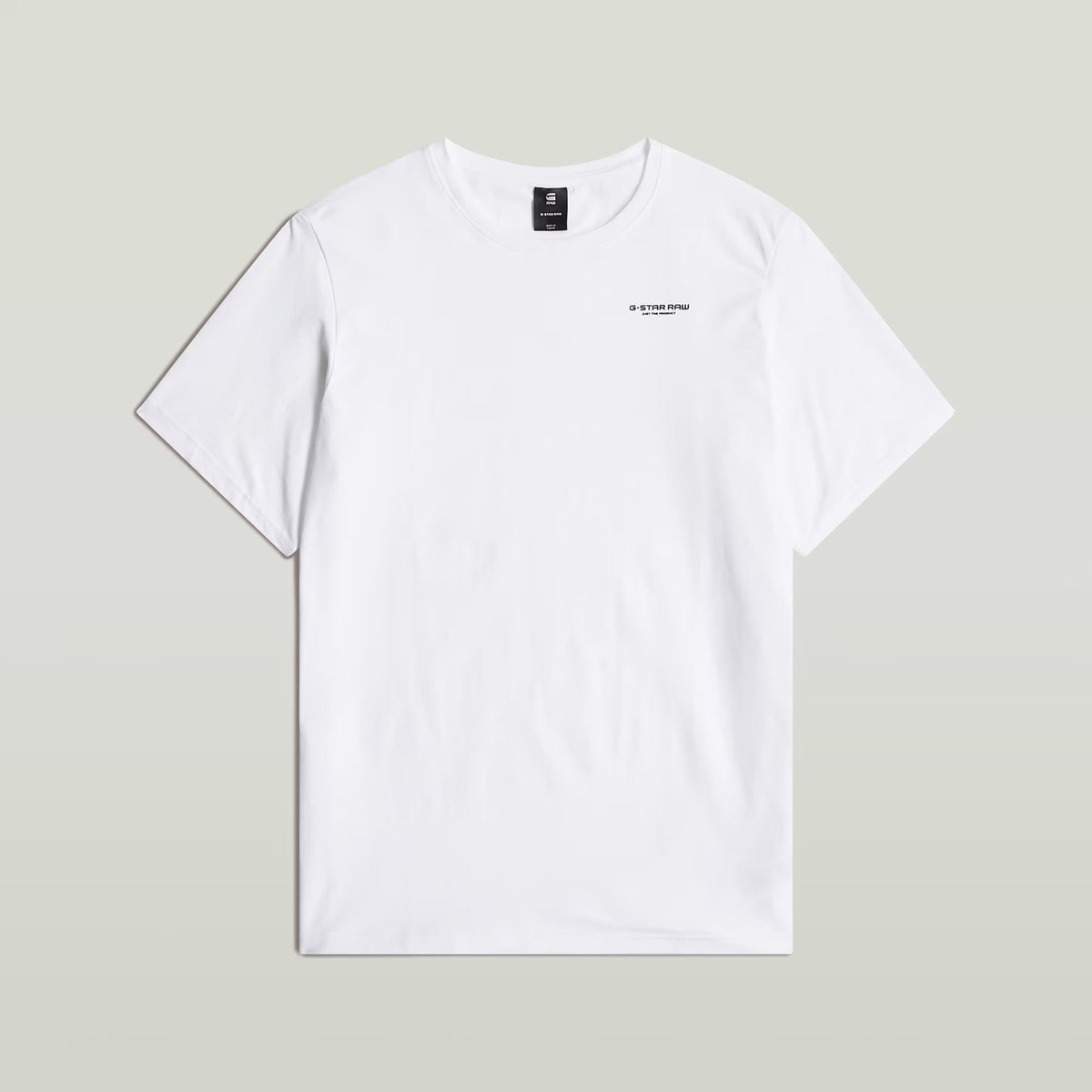 G-STAR RAW Ανδρικό T-shirt Βαμβάκι Λευκό Slim Fit D19070-C723-110/White 1821612