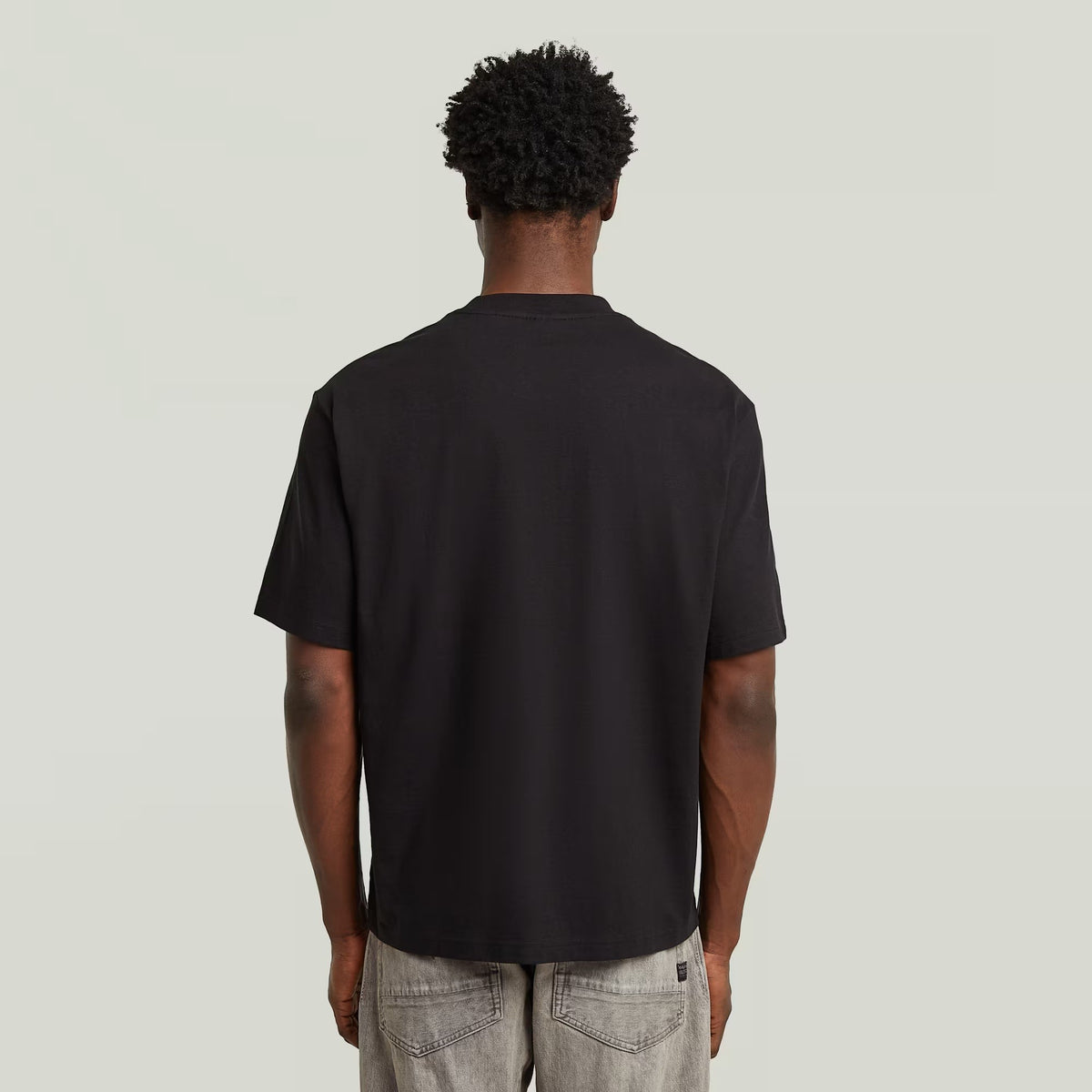 G-STAR RAW Ανδρικό T-shirt Βαμβάκι Μαύρο Oversized Fit D26817-D593-6484-dk black 1821627