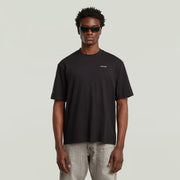 G-STAR RAW Ανδρικό T-shirt Βαμβάκι Μαύρο Oversized Fit D26817-D593-6484-dk black 1821627