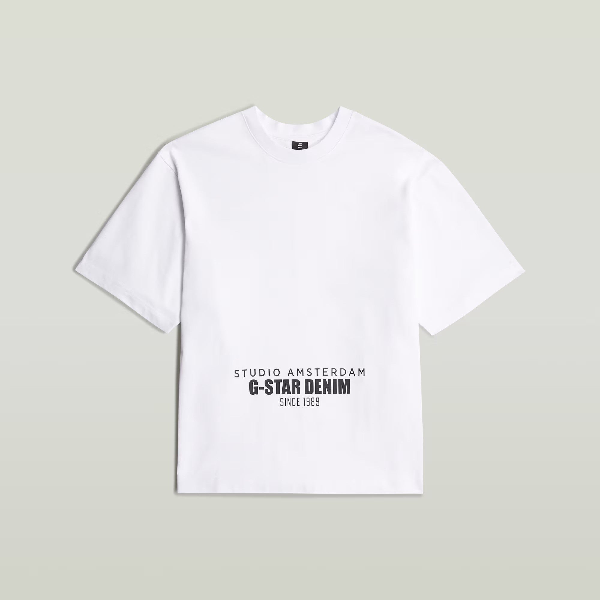 G-STAR RAW Ανδρικό T-shirt Βαμβάκι Λευκό Oversized Fit D27985-D709-110-white 1821630