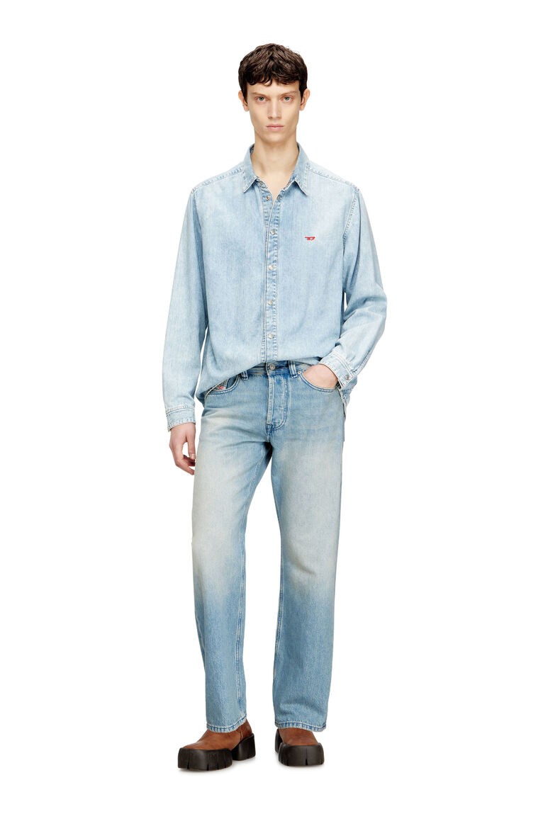 DIESEL Ανδρικό Παντελόνι Jeans Βαμβάκι Μπλέ Relaxed Fit A157950BEBF-01 1821838