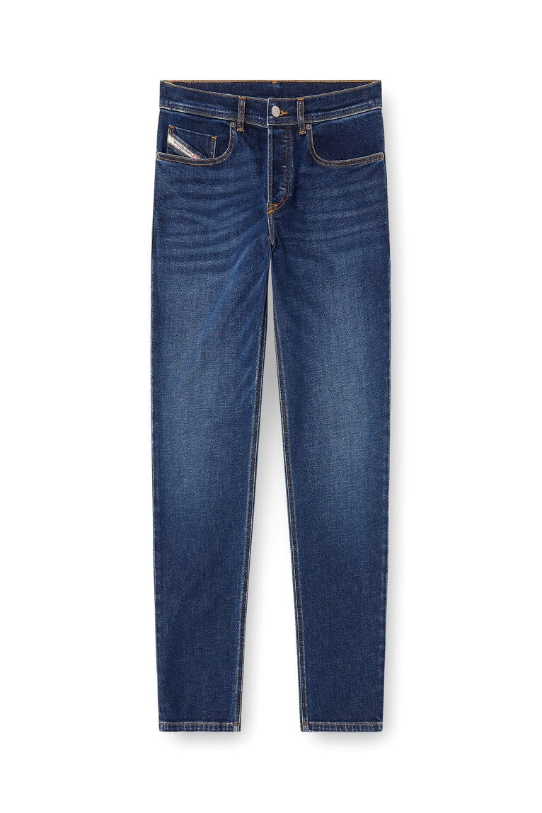 DIESEL Ανδρικό Παντελόνι Jeans Βαμβάκι//Ελαστάνη Μπλέ Regular Fit A102290ADBG-01 1821832