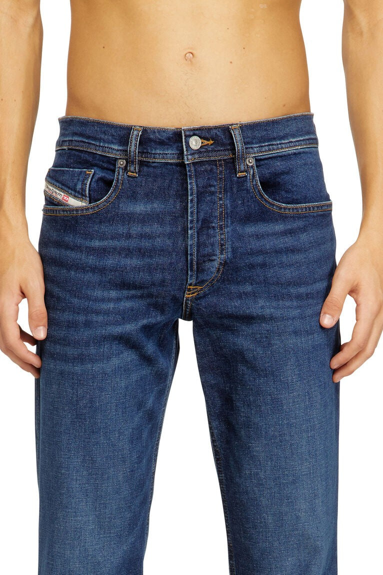 DIESEL Ανδρικό Παντελόνι Jeans Βαμβάκι//Ελαστάνη Μπλέ Regular Fit A102290ADBG-01 1821832