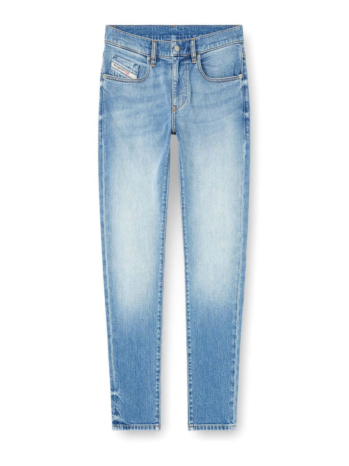 DIESEL Ανδρικό Παντελόνι Jeans 2019 D-STRUKT Βαμβάκι/Ελαστάνη Μπλέ Slim Fit A15797009ZS-01 1821839