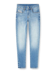 DIESEL Ανδρικό Παντελόνι Jeans 2019 D-STRUKT Βαμβάκι/Ελαστάνη Μπλέ Slim Fit A15797009ZS-01 1821839