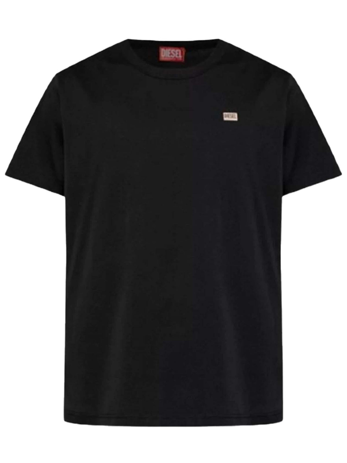 DIESEL Ανδρικό T-Shirt Βαμβάκι Μαύρο Regular Fit A148190PJBG-9XXC 1821822