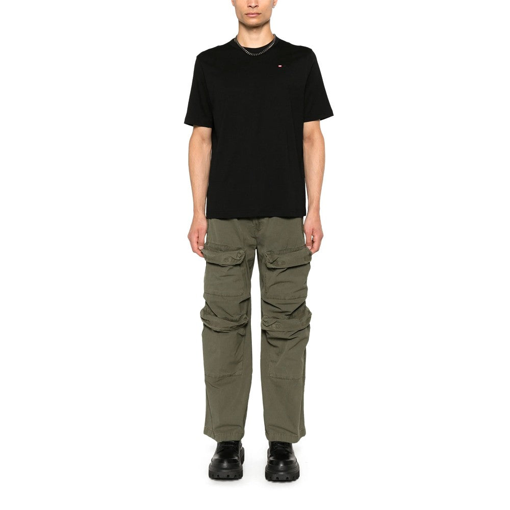 DIESEL Ανδρικό T-Shirt Βαμβάκι Μαύρο Regular Fit A201980NIAX-9XX 1821831