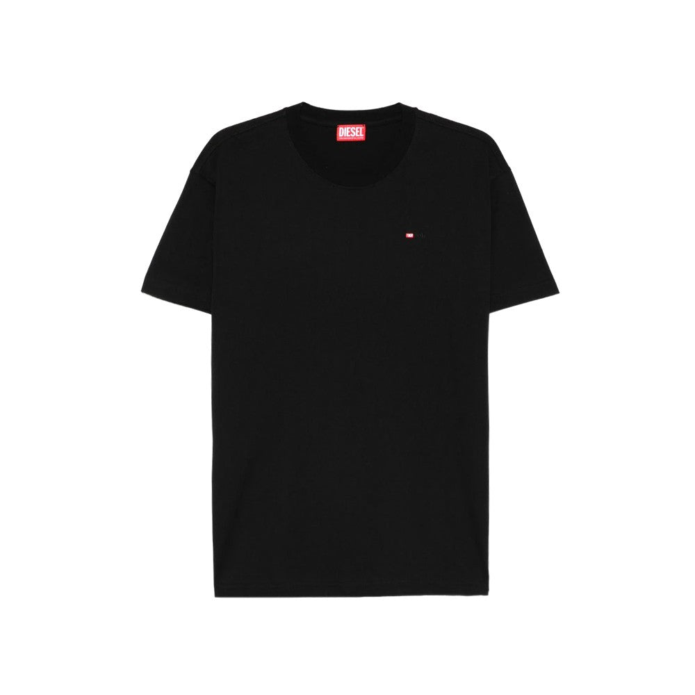 DIESEL Ανδρικό T-Shirt Βαμβάκι Μαύρο Regular Fit A201980NIAX-9XX 1821831