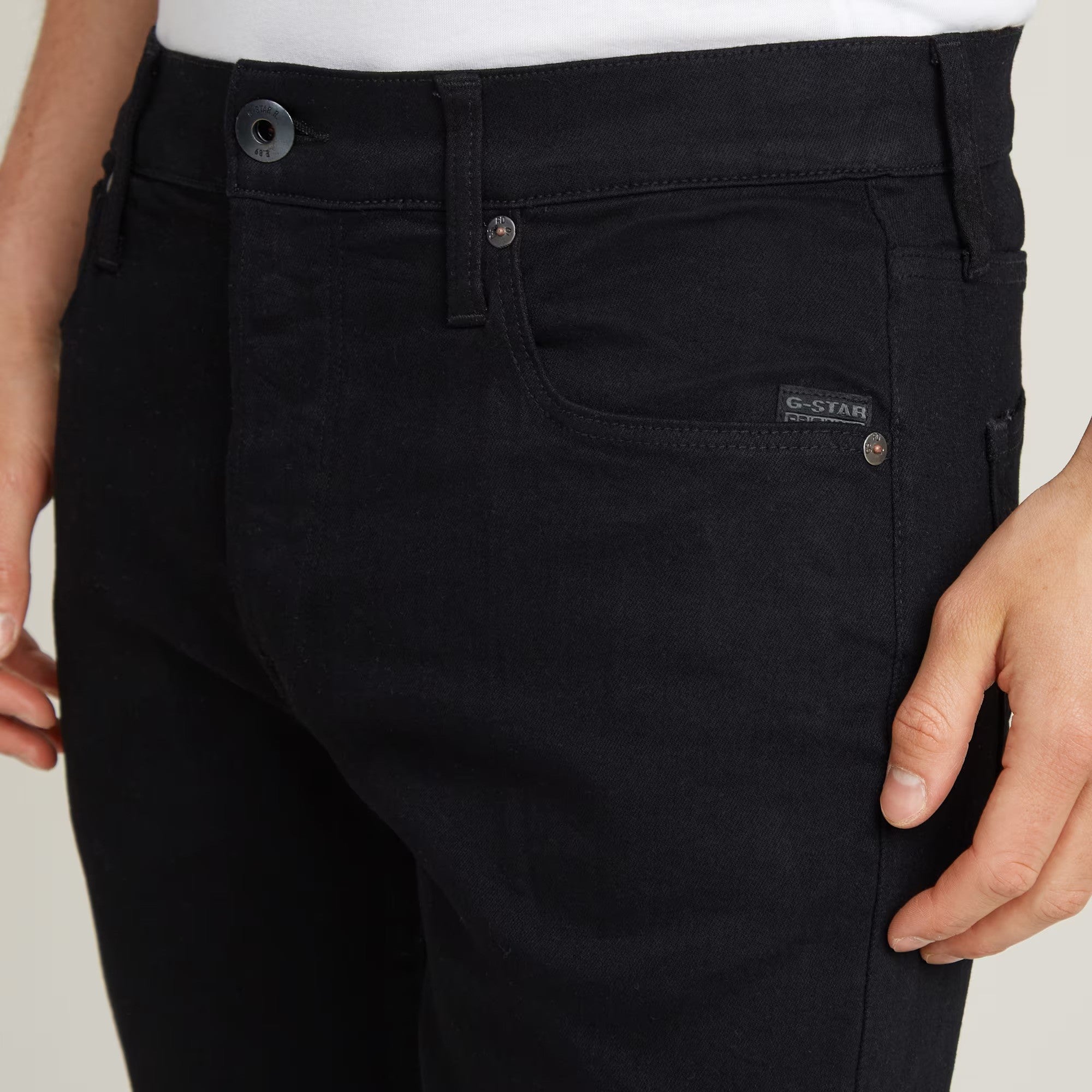 G-STAR RAW Ανδρικό Παντελόνι Jeans Βαμβάκι/Ελαστάνη Μαύρο Slim Fit 51001-B964-A810/34-A810-pitch black 1821592 1822006