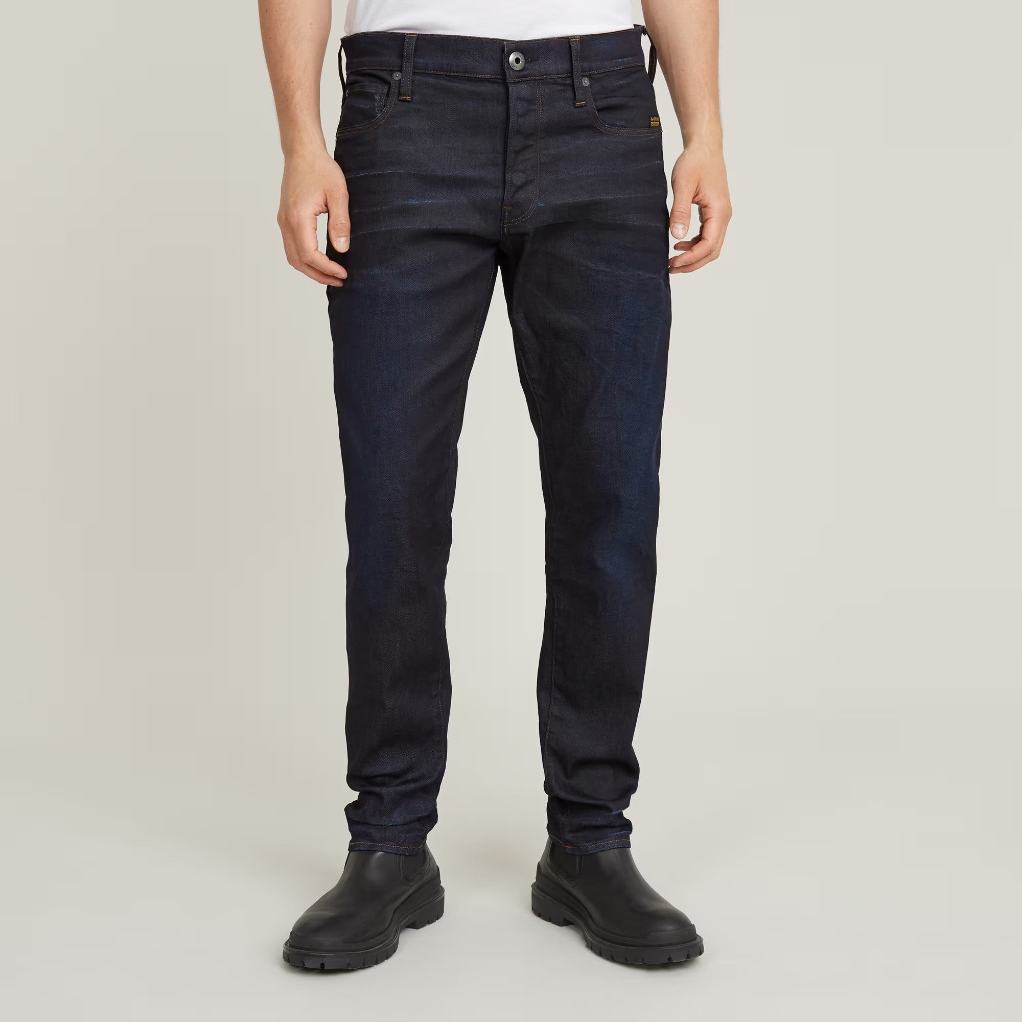G-STAR RAW Ανδρικό Παντελόνι Τζιν Βαμβάκι/Πολυεστέρας/Ελαστάνη Μπλέ Straight Fit 51003-7209-89-dk aged 1821593 1822007