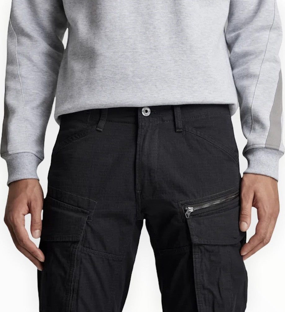 G-STAR RAW Ανδρικό Παντελόνι Cargo Βαμβάκι Μαύρο Regular Fit D02190-5126-6484/34-dk black 1822011