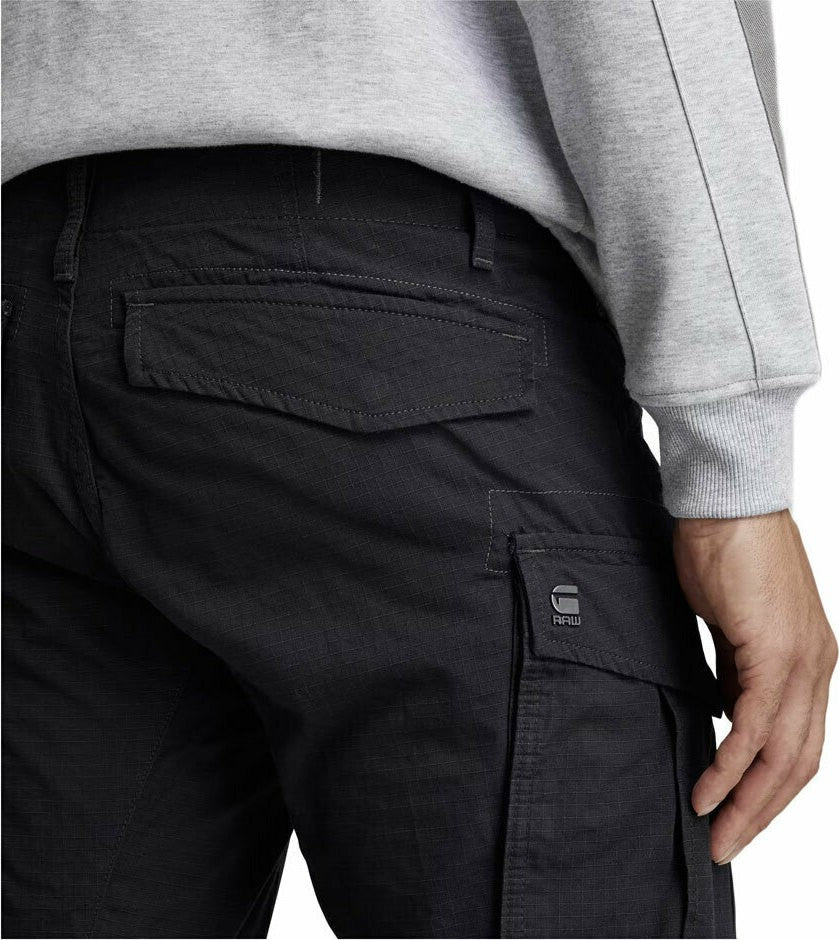 G-STAR RAW Ανδρικό Παντελόνι Cargo Βαμβάκι Μαύρο Regular Fit D02190-5126-6484/34-dk black 1822011