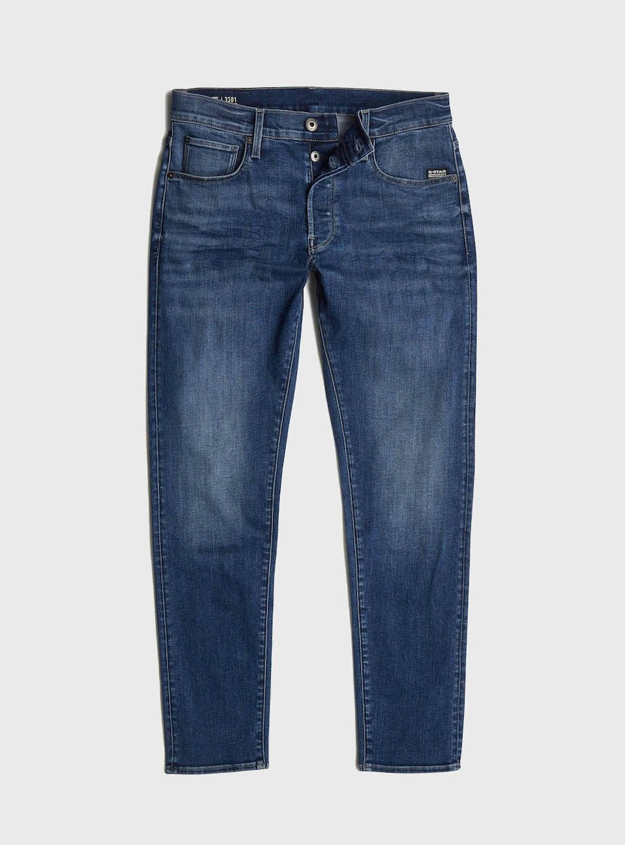 G-STAR RAW Ανδρικό Παντελόνι Τζιν Βαμβάκι/Ελαστάνη Μπλέ Slim Fit D25742-8968-071-32-071-medium aged 1821622 1822031