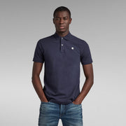G-STAR RAW Ανδρικό T-shirt Polo Βαμβάκι/Ελαστάνη Μπλέ Slim Fit D11595-5864-6067-sartho blue 1822003