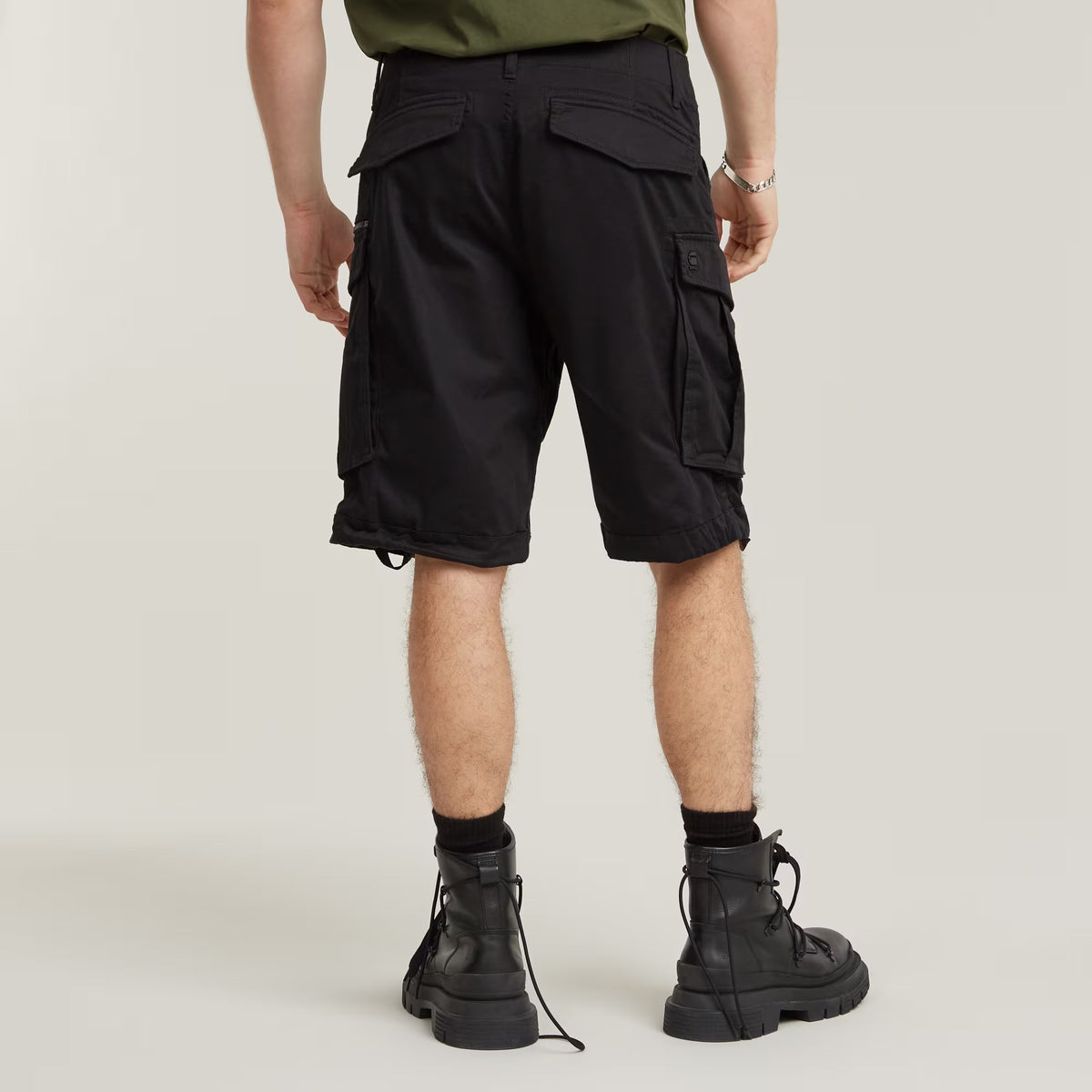 G-STAR RAW Ανδρική Βερμούδα Cargo Βαμβάκι/Ελαστάνη Μαύρη Relaxed Fit D08566-5126-990-black 1777862 1821995