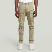 G-STAR RAW Ανδρικό Παντελόνι Cargo ROVIC ZIP Μπέζ Βαμβάκι/Ελαστάνη Tapered Fit 3D D02190-5126-239 DUNE 1821993