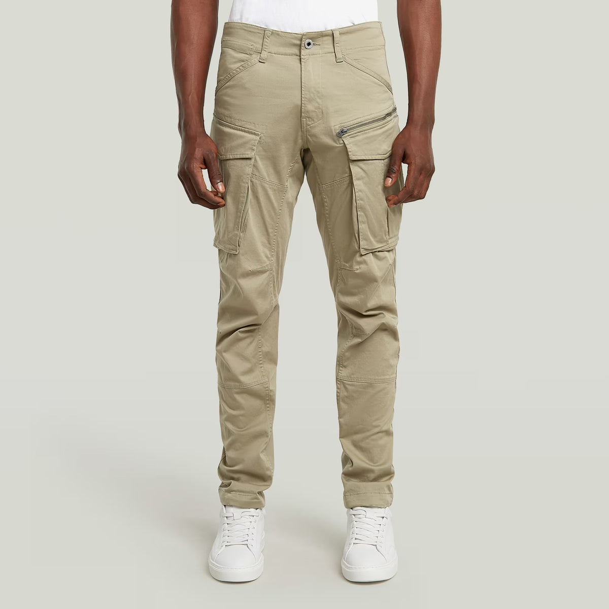 G-STAR RAW Ανδρικό Παντελόνι Cargo ROVIC ZIP Μπέζ Βαμβάκι/Ελαστάνη Tapered Fit 3D D02190-5126-239 DUNE 1821993