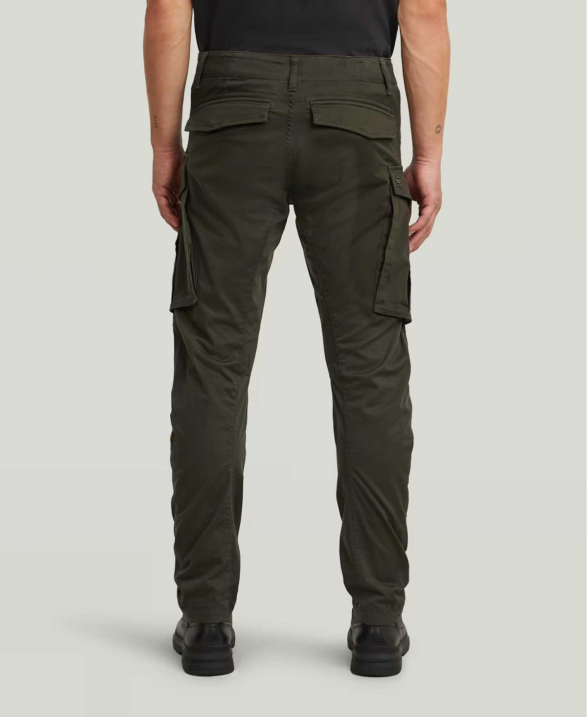 G-STAR RAW Ανδρικό Παντελόνι Cargo ROVIC ZIP Χακί Βαμβάκι/Ελαστάνη Tapered Fit 3D D02190-5126-995 asfalt 1822001