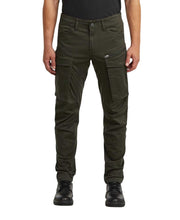 G-STAR RAW Ανδρικό Παντελόνι Cargo ROVIC ZIP Χακί Βαμβάκι/Ελαστάνη Tapered Fit 3D D02190-5126-995 asfalt 1822001